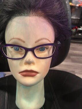 Vibrant Purple Full-Rim Eyeglass Frames